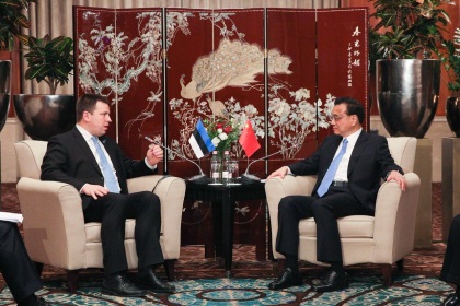 PM: increased flow of goods from China through Estonia would stimulate transit