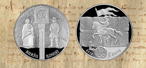 Latvijas Banka is issuing a collector coin dedicated to Curonian kings