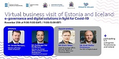 Iceland to conduct high-level virtual visit to Estonia 