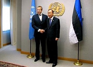 Toomas Hendrik Ilves and Ban Ki-moon. Photo: president.ee 