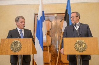 Sauli Niinisto and Toomas Hendrik Ilves. Tallinn, 17.05.2016. Photo: president.ee