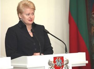 Dalia Grybauskaite.