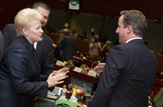 Dalia Grybauskaite in Brussels, 26.10.2011. Photo: president.lt
