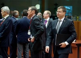 Valdis Dombrovskis in Brussels. Phioto: flickr.com