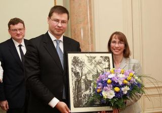 Valdis Dombrovskis and Judith Garber. Riga, 5.07.2012. Photo: flickr.com