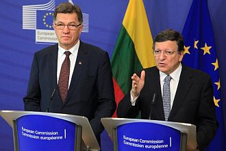 Algirdas Butkevicius and Jose Manuel Barroso. Brussels, 23.04.2013. Photo: lrv.lt Algirdas Butkevicius and Jose Manuel Barroso. Brussels, 23.04.2013. Photo: lrv.lt