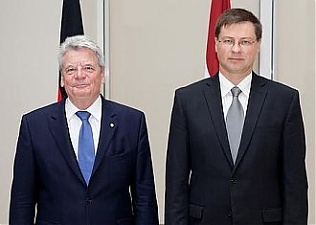 Joachim Gauck and Valdis Dombrovskis. Riga, 8.07.2013. Photo: flickr.com