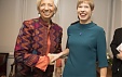 President introduced Estonia's e-state to IMF chief President introduced Estonia's e-state to IMF chief