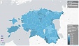 Statistics Estonia: people stay in one location 20 hours per day on average Statistics Estonia: people stay in one location 20 hours per day on average