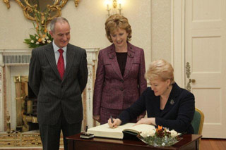 Mary McAleese and Dalia Grybauskaitė. Dublin, 10.05.2010.