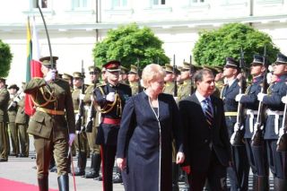 Dalia Grybauskaite and George Abela. Vilnius, 29.05.2012. Photo: president.lt