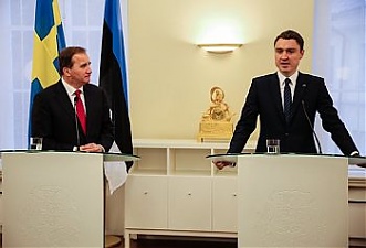 Stefan Löfven and Taavi Rõivas. Tallinn, 21.10.2014. Photo: valitsus.ee