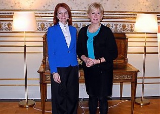 Keit Pentus-Rosimannus and Margot Wallström. Stockholm, 24.11.2014. Photo: flickr.com