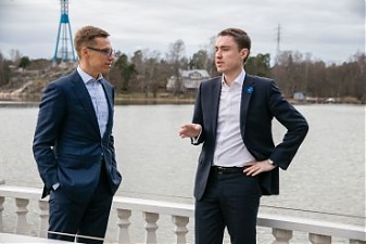 Alexander Stubb and Taavi Rõivas. Helsinki, 14.05.2015. Photo: valitsus.ee