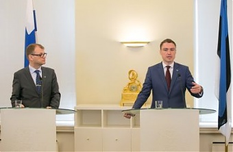 Juha Sipilä and Taavi Rõivas. Tallinn, 9.06.2015. Photo: valitsus.ee