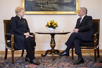 Dalia Grybauskaite and Joachim Gauck. Photo: bundespraesident.de