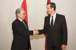 Sergey Martynov and Maris Riekstins.