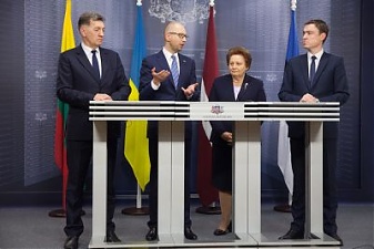 Baltic PMs and Arseniy Yatsenyuk. Photo: flickr.com Baltic PMs and Arseniy Yatsenyuk. Photo: flickr.com