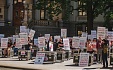 Over 200 event technical services providers stage picket outside Latvian Culture Ministry Over 200 event technical services providers stage picket outside Latvian Culture Ministry