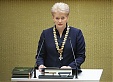 Grybauskaite delivered her inaugural address at Seimas Grybauskaite delivered her inaugural address at Seimas