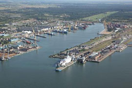 Port of Klaipeda.