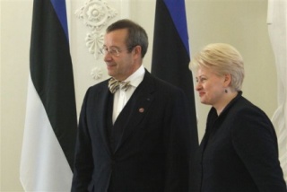 Toomas hendrik Ilves and Dalia Grybauskaite. Vilnius, 16.11.2011. Photo: president.lt  