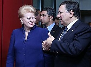 Dalia Grybauskaite and José Manuel Barroso. Brussls, 22.05.2013. Photo: lrp.lt
