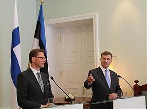 Jyrki Katainen and Andrus Ansip. Tallinn, 18.06.2013. Photo: valitsus.ee