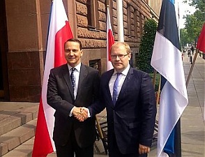 Radoslaw Sikorski and Urmas Paet. Warsaw, 4.06.2014. Photo: flickr.com