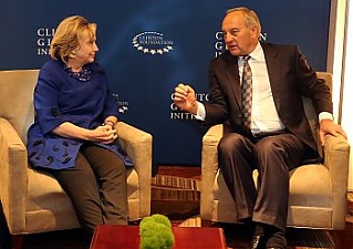 Hillary Clinton and Andris Berzins. New York, 23.09.2014. Photo: president.lv