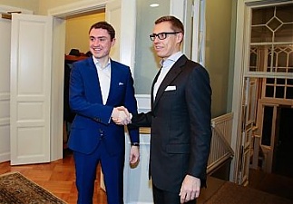Taavi Roivas and Alexander Stubb. Helsinki, 18.11.2014. Photo: valitsus.ee