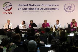Dalia Grybauskaitė at UN Conference in Rio de Janeiro. Photo: president.lt Dalia Grybauskaitė at UN Conference in Rio de Janeiro. Photo: president.lt
