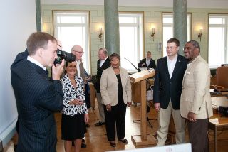 Valdis Dombrovskis at the meeting with US congressmen. Rigam 29.06.2012. Photo: flcikr.com