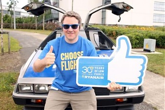 Photo: “Robin Kiely launching Ryanair’s Facebook page and ’30 Names 30 Planes’ competition’.