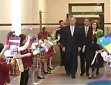 President Berzins and Ukrainian foreign minister on hand to open renovated Ukrainian high school in Riga