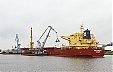 Ship bigger than Panamax is served in Riga Port Ship bigger than Panamax is served in Riga Port