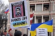 Approximately 80 people gather for rally against Russian propaganda in Riga Approximately 80 people gather for rally against Russian propaganda in Riga