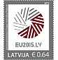 Stamp dedicated to Latvia's presidency issued today Stamp dedicated to Latvia's presidency issued today