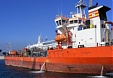 Tanker that caught fire towed to Riga port Tanker that caught fire towed to Riga port