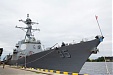 CEO of Riga Freeport met the Commander of the U.S. Navy destroyer CEO of Riga Freeport met the Commander of the U.S. Navy destroyer