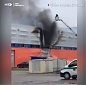 Fire breaks out in territory of NP Jelgava Business Park Fire breaks out in territory of NP Jelgava Business Park