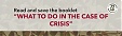 Ministry of Defence launches public crisis response awareness campaign Ministry of Defence launches public crisis response awareness campaign