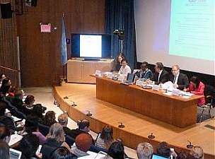 At the UN Conference.