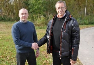 Eston Kohver and Toomas Hendrik Ilves. Photo: president.ee