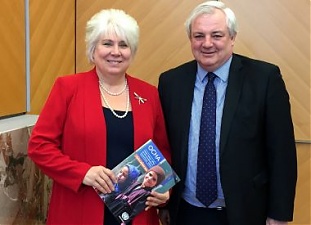 Marina Kaljurand and Stephen O'Brien. Geneva, 19.01.2016. Photo: flickr.com Marina Kaljurand and Stephen O'Brien. Geneva, 19.01.2016. Photo: flickr.com