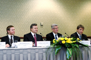 At the Latvian-Ukrainian Business Forum. Riga, 15.12.2010.