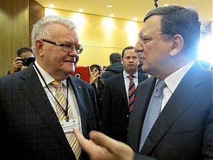 Edgar Savisaar and Jose Manuel Barroso. Photo: tallinn.ee