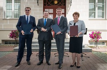 Jose Manuel Barroso and Baltic Premiers in Tallinn. Photo: valitsus.ee