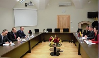 At the meeting of Alexander Korol and Saulius Skvernelis. Vilnius, 30.03.2015. Photo: vrk.lt 