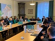 Transport minister and entrepreneurs doing business in Freeport of Ventspils agree on cooperation Transport minister and entrepreneurs doing business in Freeport of Ventspils agree on cooperation